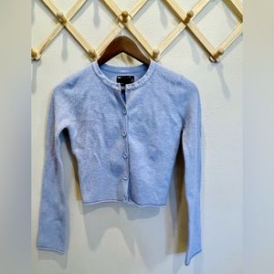 Like New Asos Cropped Button Down Cardigan
